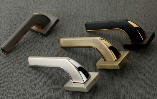 MH003 Lockfit Mortise Handle | Door Lock and Complete Handle Set | SS | Rosegold | Black | Brass Antique