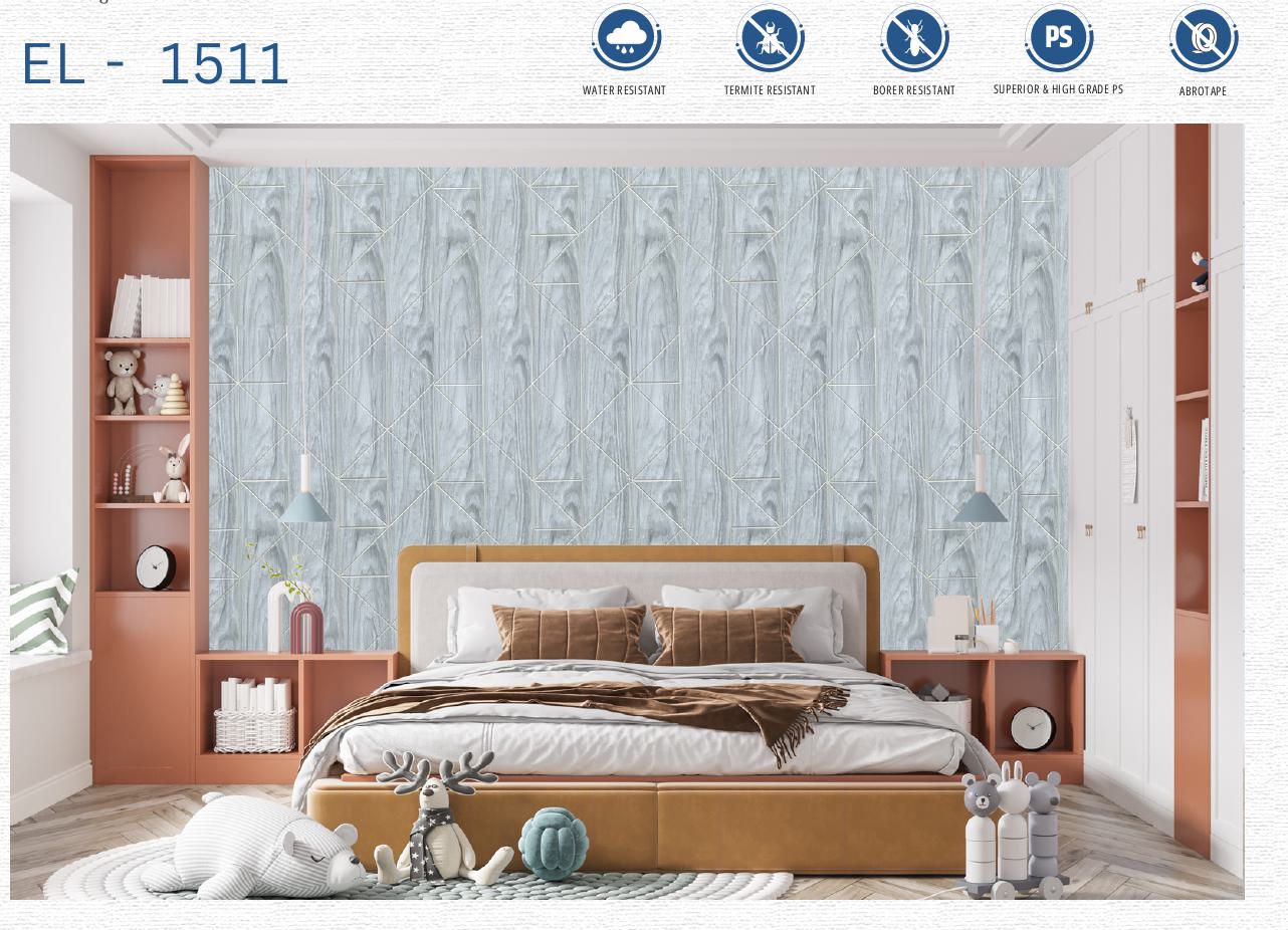 Designer Wall Panel - EL-1511 | 8X2 feet