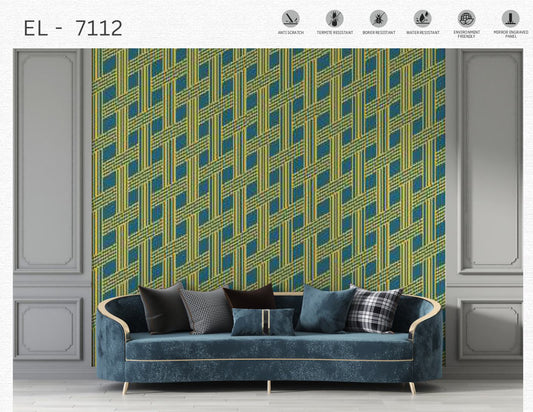 Designer Wall Panel - EL-7112 | 8X2 feet