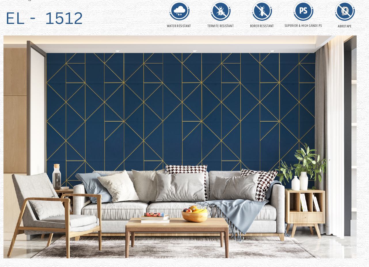Designer Wall Panel - EL-1512 | 8X2 feet