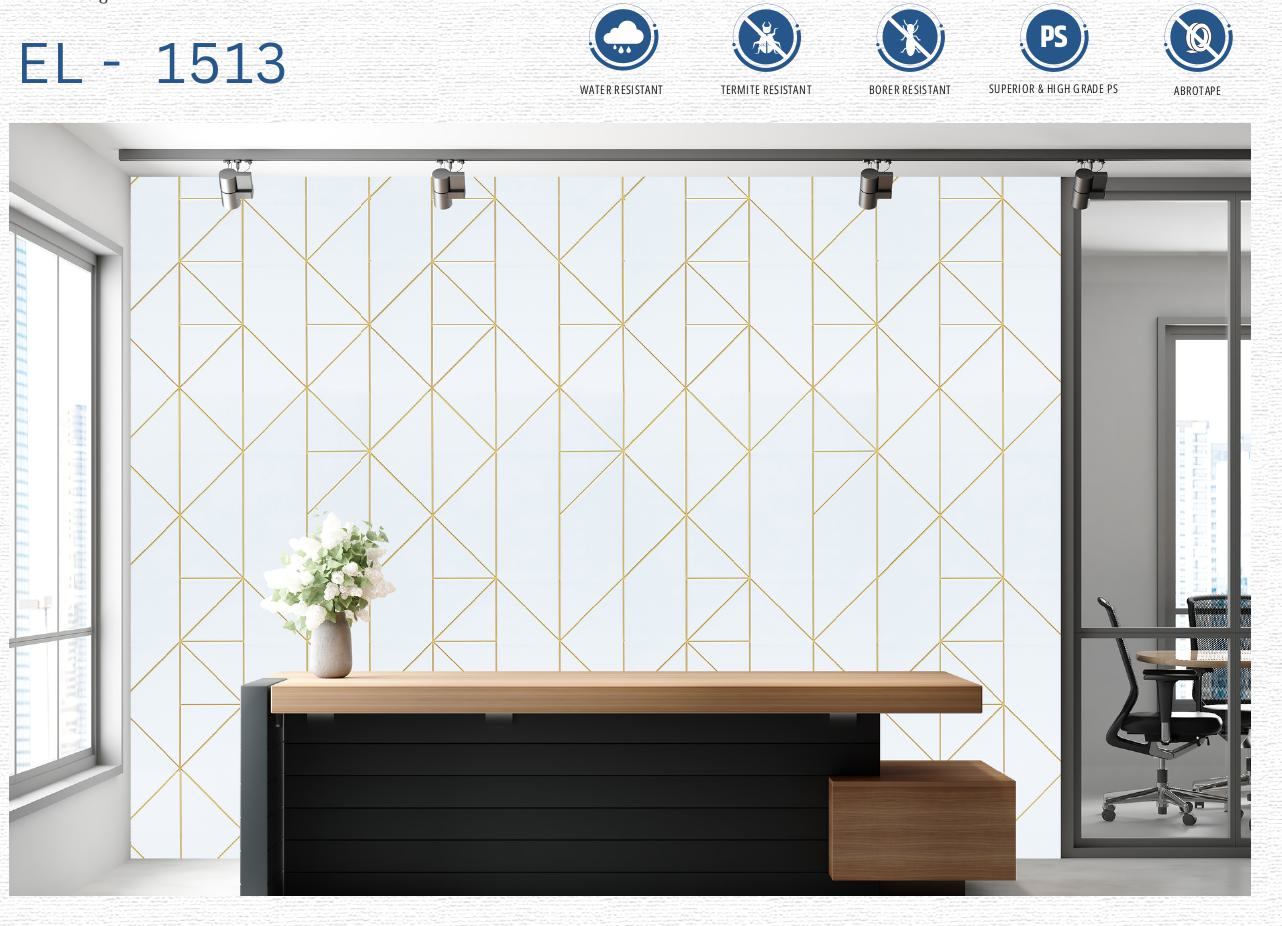 Designer Wall Panel - EL-1513 | 8X2 feet