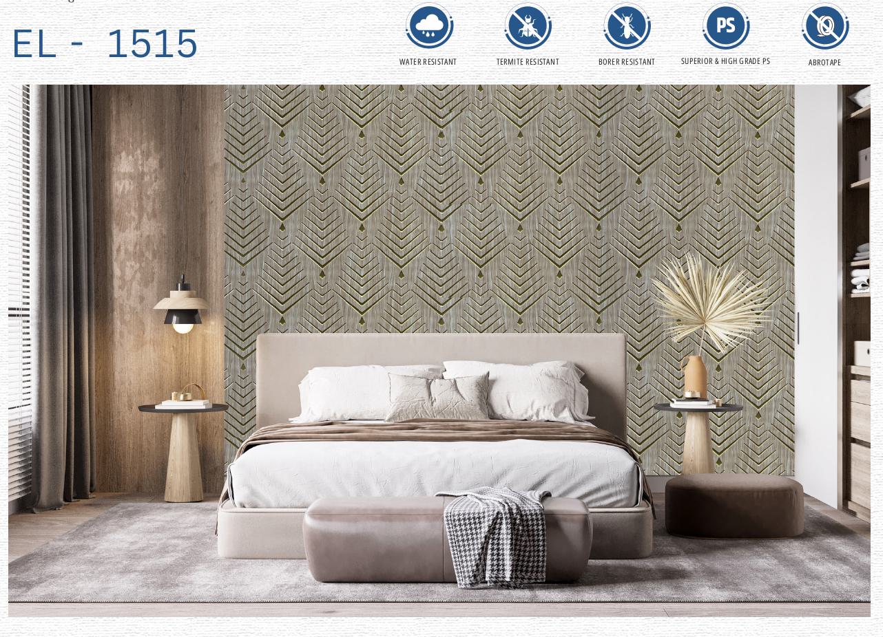 Designer Wall Panel - EL-1515 | 8X2 feet