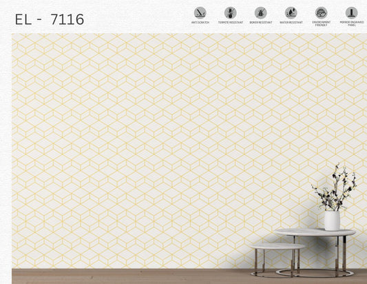 Designer Wall Panel - EL-7116 | 8X2 feet