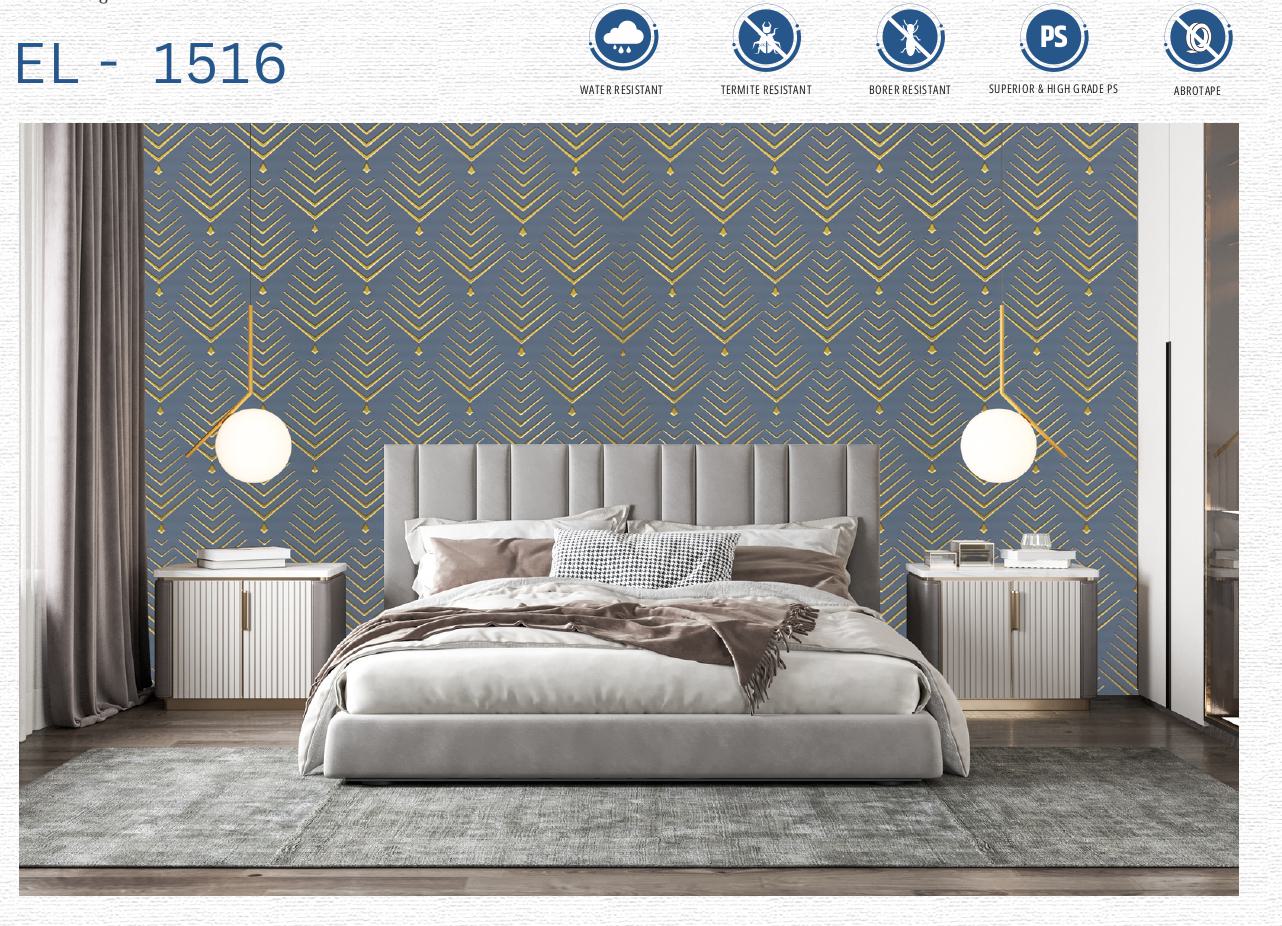 Designer Wall Panel - EL-1516 | 8X2 feet