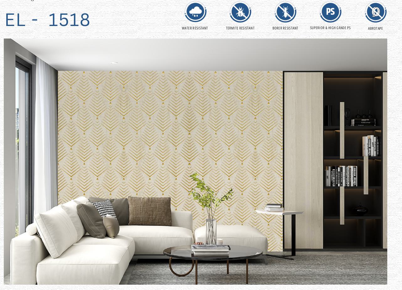 Designer Wall Panel - EL-1518 | 8X2 feet