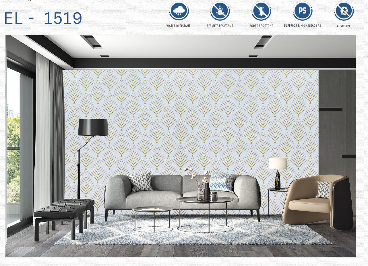 Designer Wall Panel - EL-1519 | 8X2 feet