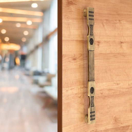 DDH5122 Main Door Handle | Brass Antique Finish | Pull Handle | Pack of 1 pcs