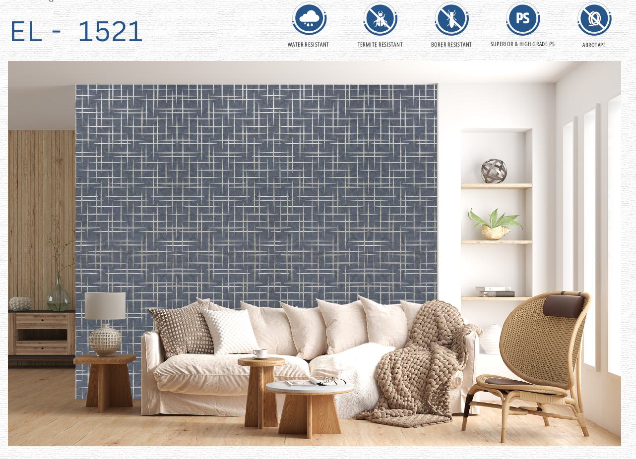 Designer Wall Panel - EL-1521 | 8X2 feet