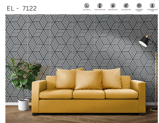 Designer Wall Panel - EL-7122 | 8X2 feet