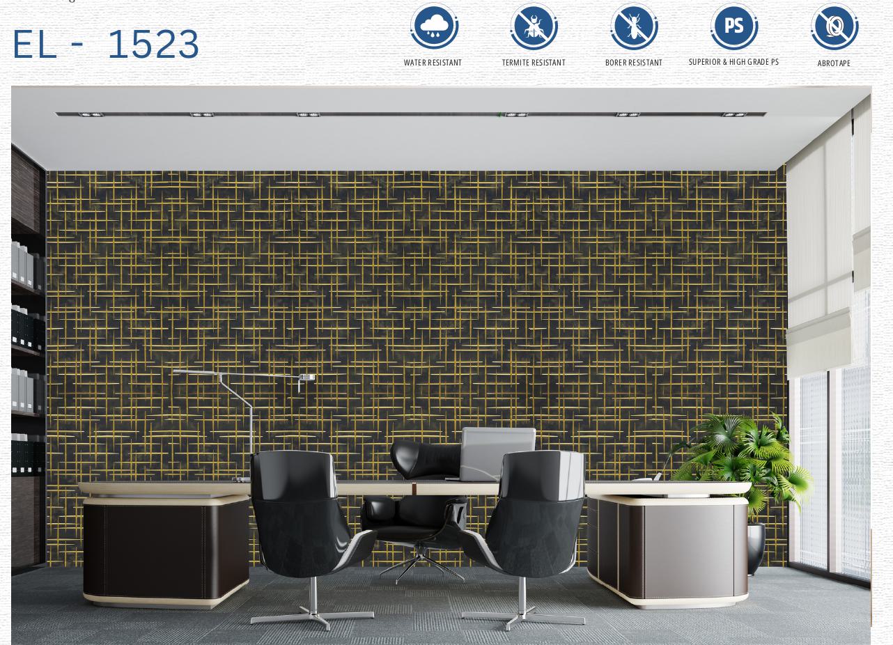 Designer Wall Panel - EL-1523 | 8X2 feet
