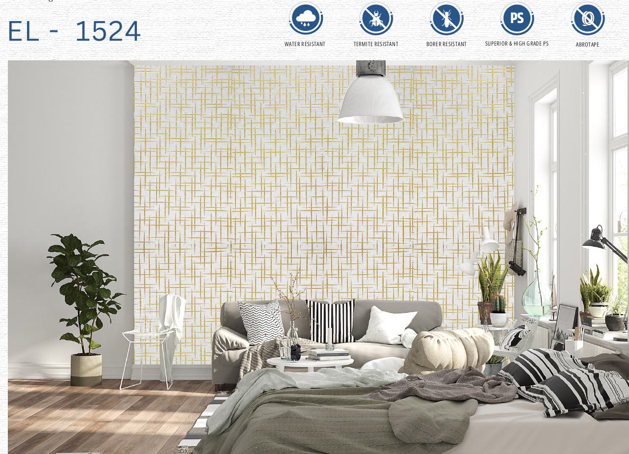 Designer Wall Panel - EL-1524 | 8X2 feet