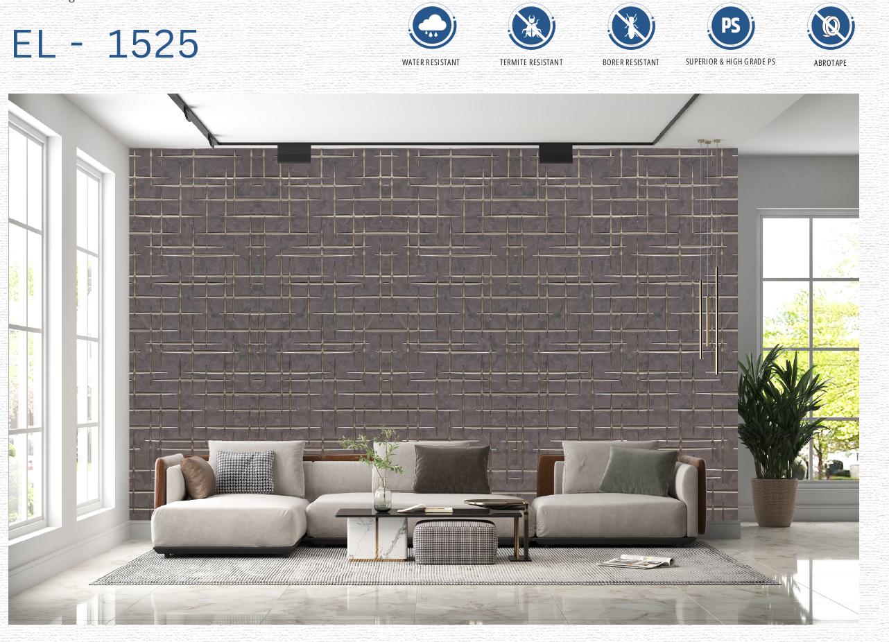 Designer Wall Panel - EL-1525 | 8X2 feet