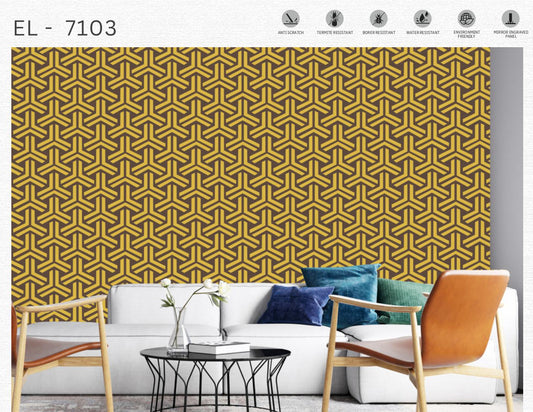 Designer Wall Panel - EL-7103 | 8X2 feet