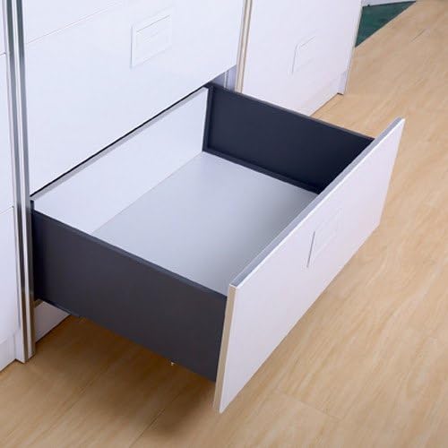 Kitchen Slim Tandem Box For Drawer System (Grey) (8 X 20 Inches)