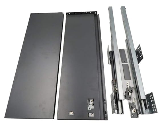 Kitchen Slim Tandem Box For Drawer System (Grey) (8 X 20 Inches)