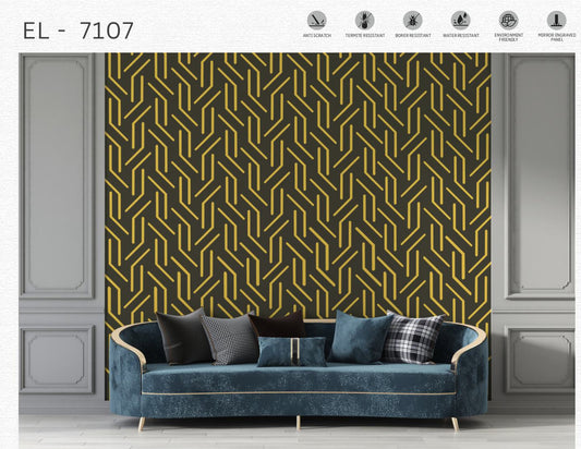 Designer Wall Panel - EL-7107 | 8X2 feet