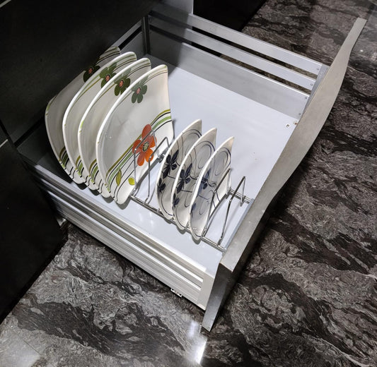 Stainless Steel Dish Rack 20 Inch/Modular Kitchen Basket Plate Rack
