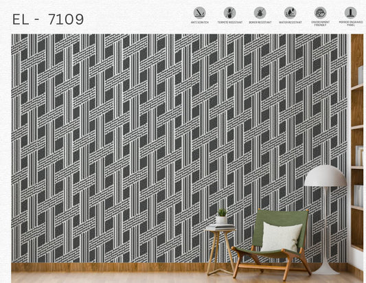 Designer Wall Panel - EL-7109 | 8X2 feet