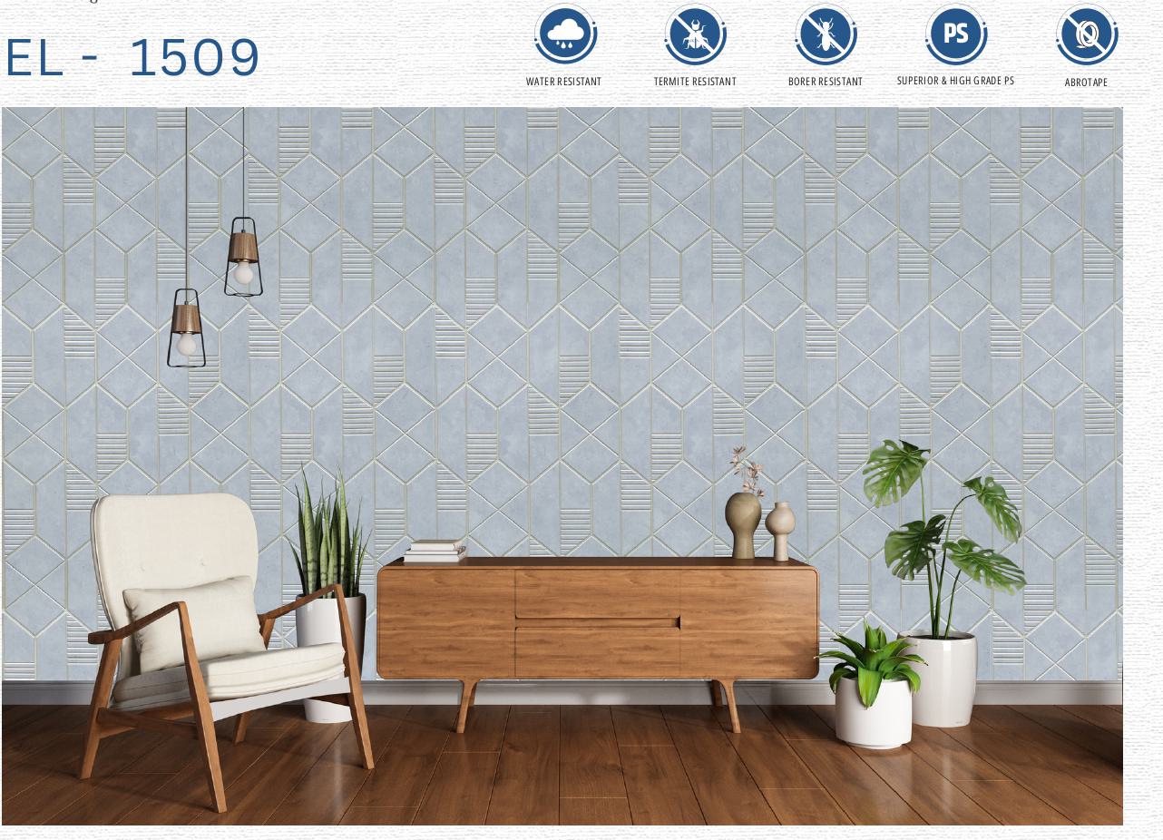 Designer Wall Panel - EL-1509 | 8X2 feet