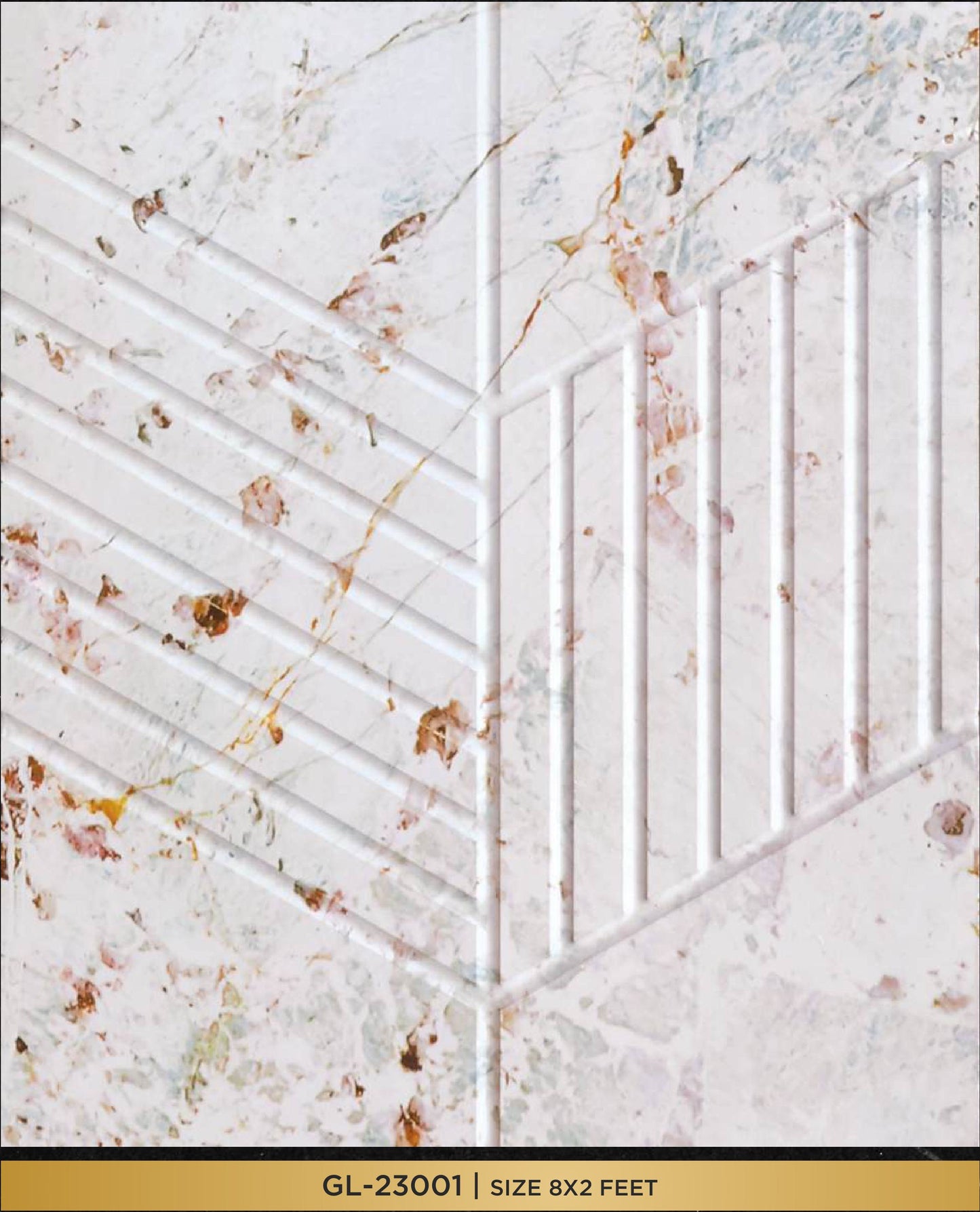 Designer Wall Panel - GL-23001 | 8X2 feet