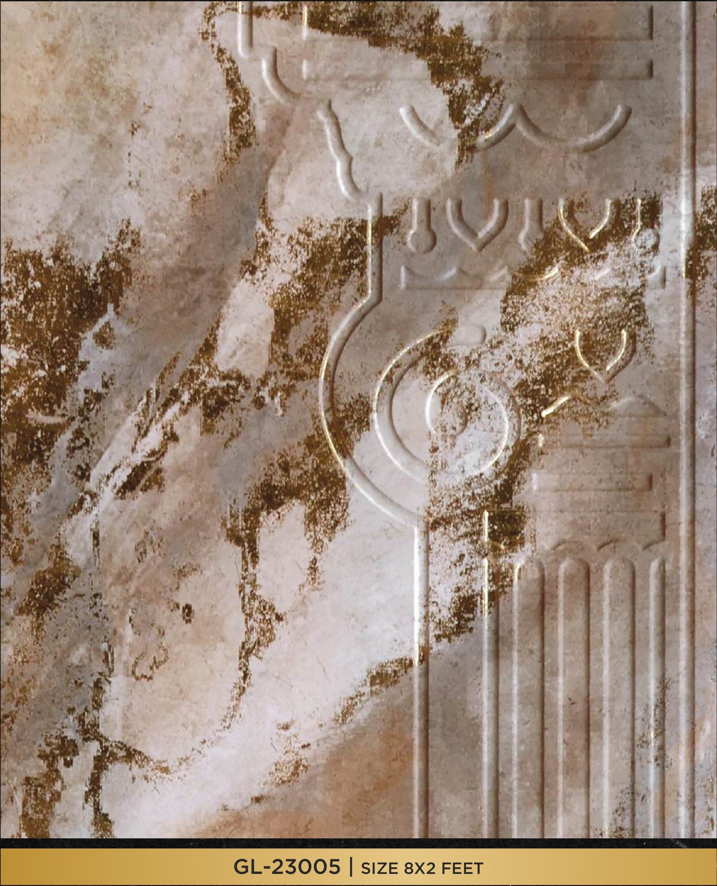 Designer Wall Panel - GL-23005 | 8X2 feet