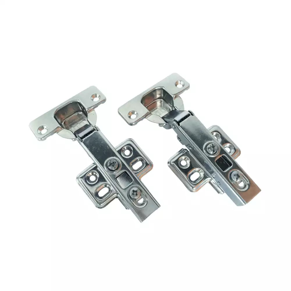 Archolio Interiors European Style Steel 8 Crank Clip-on Soft Close Concealed Cabinet Hinges (Pack of 1 Set)