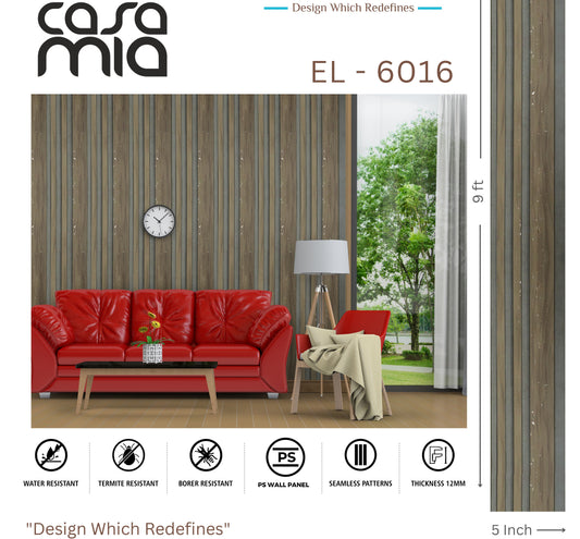 Designer Wall Panel- EL-6016 -  9' x 5"