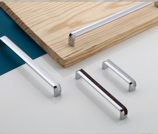 DC181 Cabinet Handle | Zinc | Chrome | Silver | Walnut | White