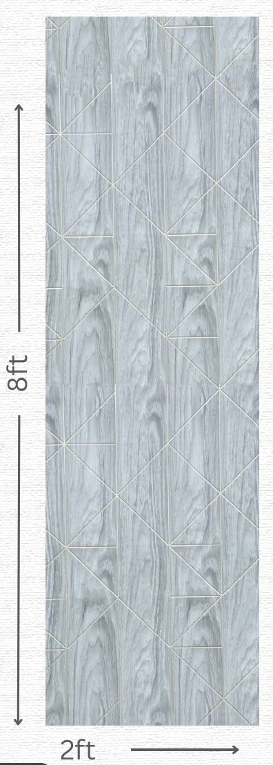 Designer Wall Panel - EL-1511 | 8X2 feet