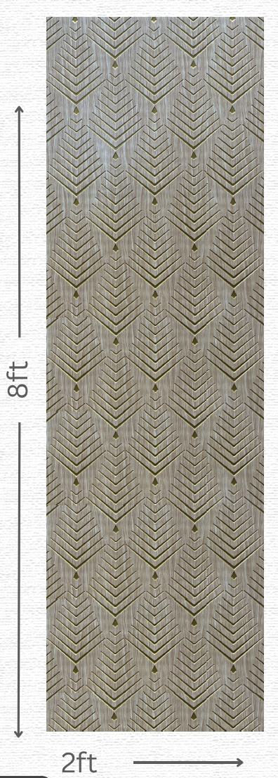 Designer Wall Panel - EL-1515 | 8X2 feet