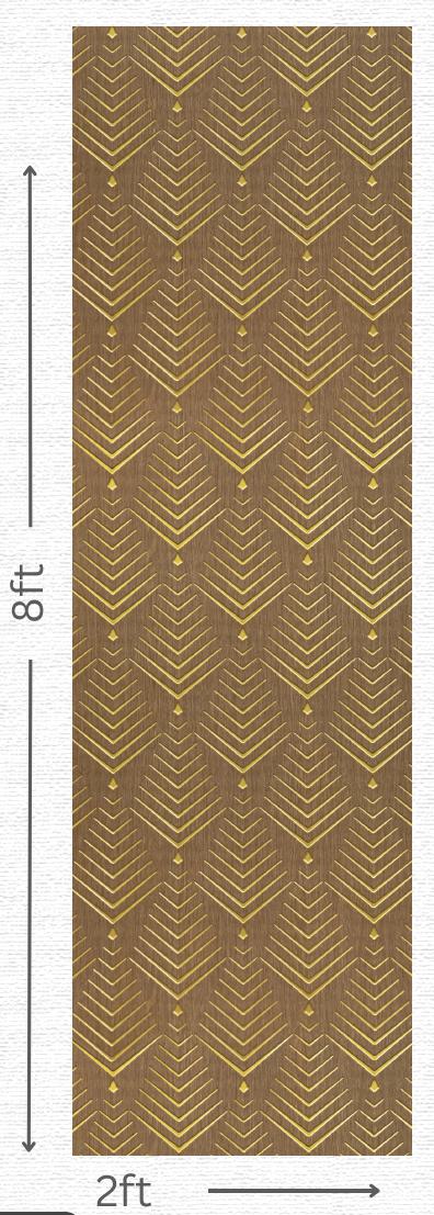 Designer Wall Panel - EL-1520 | 8X2 feet