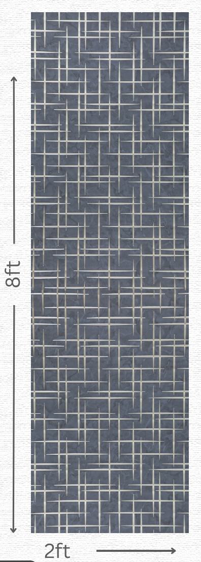Designer Wall Panel - EL-1521 | 8X2 feet