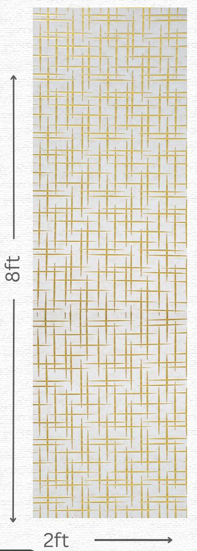 Designer Wall Panel - EL-1524 | 8X2 feet