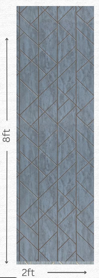 Designer Wall Panel - EL-1529 | 8X2 feet