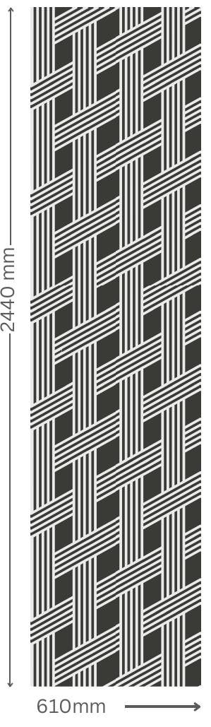 Designer Wall Panel - EL-9115 | 8X2 feet