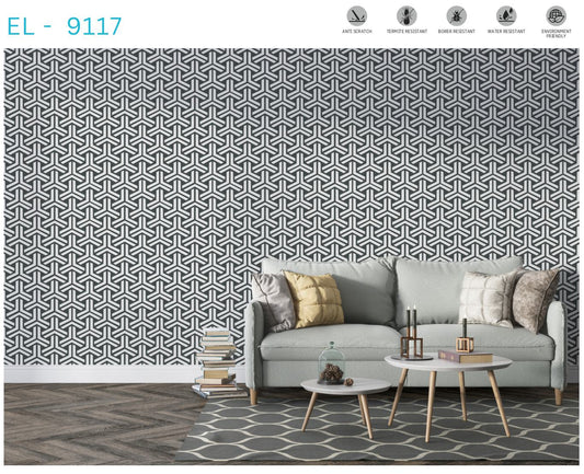 Designer Wall Panel - EL-9117 | 8X2 feet