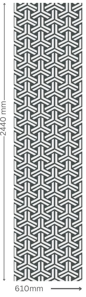 Designer Wall Panel - EL-9117 | 8X2 feet