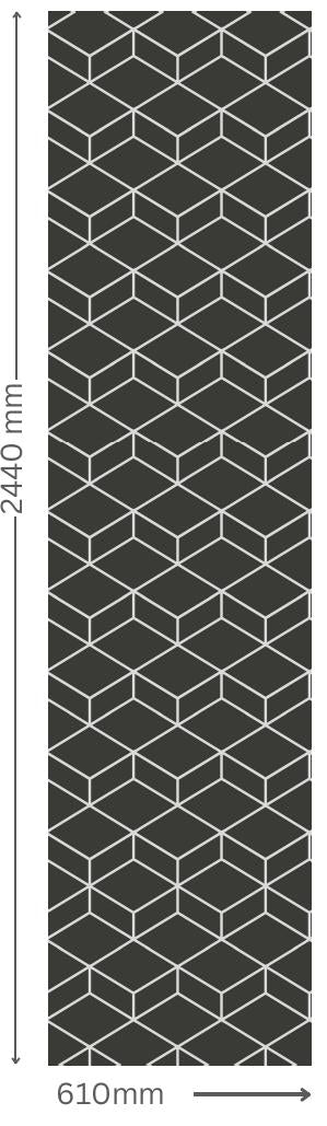 Designer Wall Panel - EL-9001 | 8X2 feet