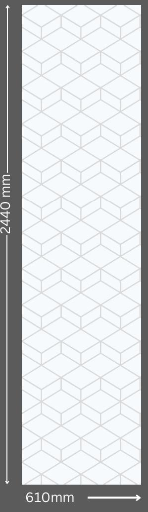 Designer Wall Panel - EL-9002 | 8X2 feet