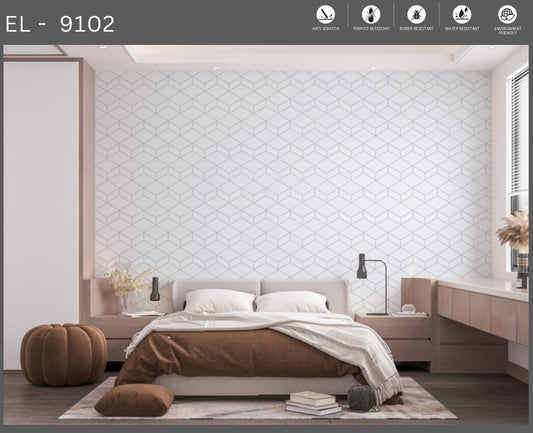 Designer Wall Panel - EL-9002 | 8X2 feet