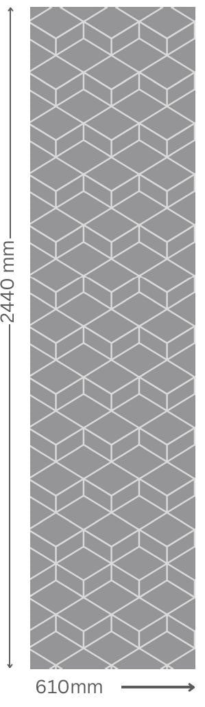 Designer Wall Panel - EL-9003 | 8X2 feet