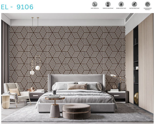 Designer Wall Panel - EL-9106 | 8X2 feet