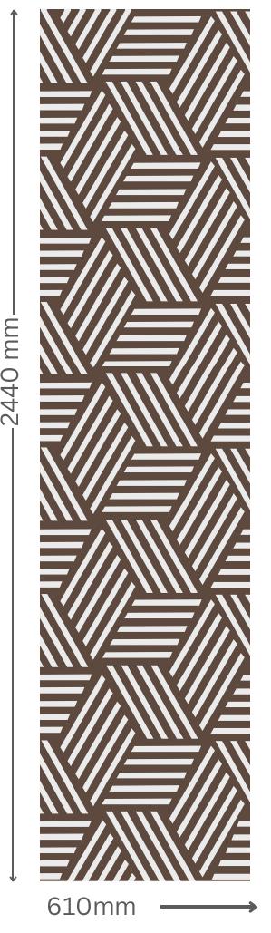 Designer Wall Panel - EL-9106 | 8X2 feet