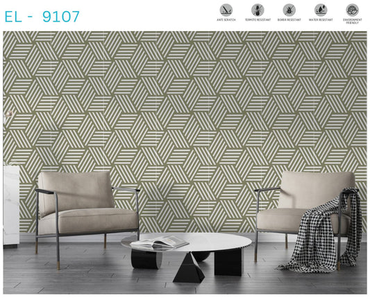 Designer Wall Panel - EL-9107 | 8X2 feet
