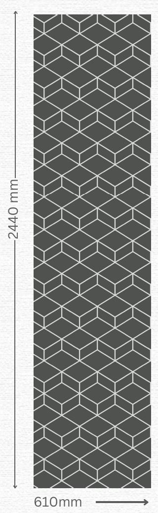 Designer Wall Panel - EL-7117 | 8X2 feet