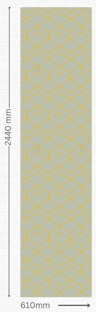 Designer Wall Panel - EL-7118 | 8X2 feet