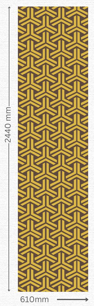 Designer Wall Panel - EL-7103 | 8X2 feet