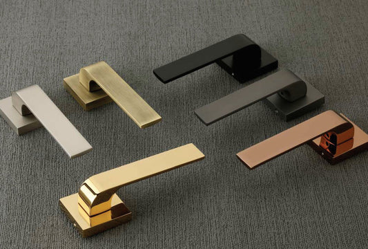 MH015 Lockfit Mortise Handle | Door Lock and Complete Handle Set | SS | Rosegold | Black | Brass Antique