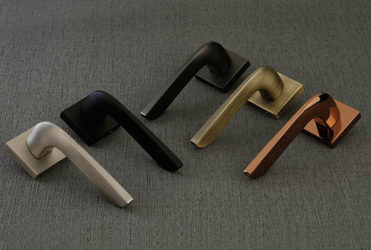 MH016 Lockfit Mortise Handle | Door Lock and Complete Handle Set | SS | Rosegold | Black | Brass Antique