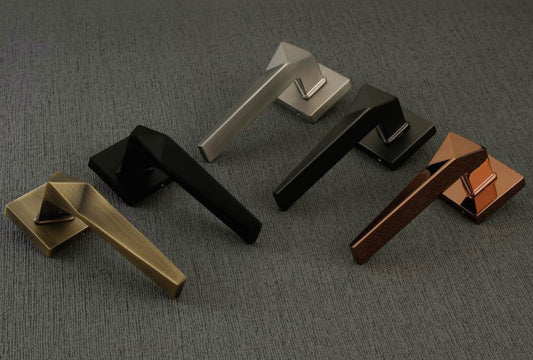 MH017 Lockfit Mortise Handle | Door Lock and Complete Handle Set | SS | Rosegold | Black | Brass Antique